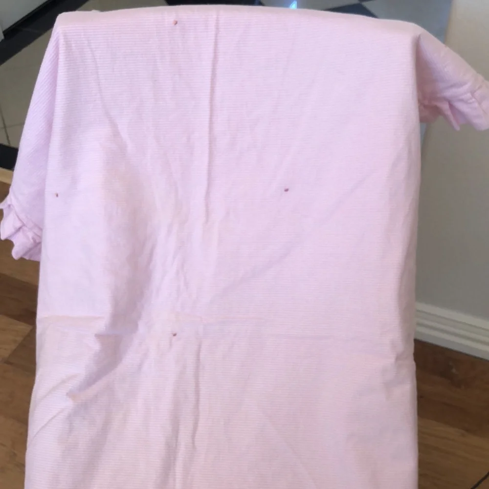 Pink Floral Ruffled Kids Blanket